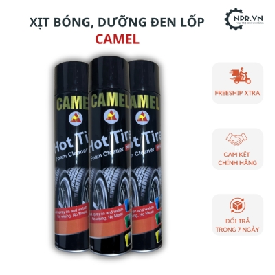 CHAI ĐÁNH BÓNG LỐP HOT TIRE FOAM CLEANER 650ML